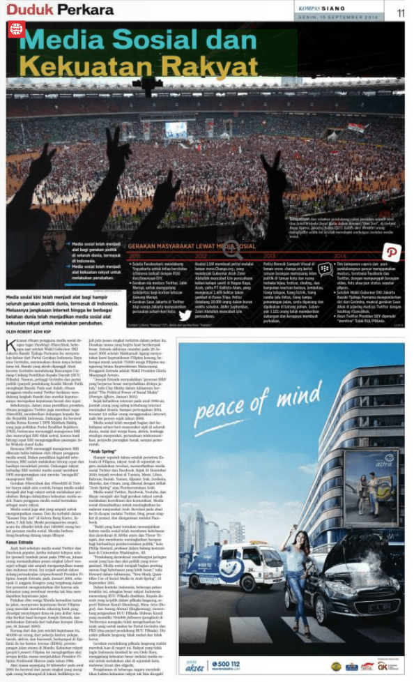 Media Sosial dan Kekuatan Rakyat