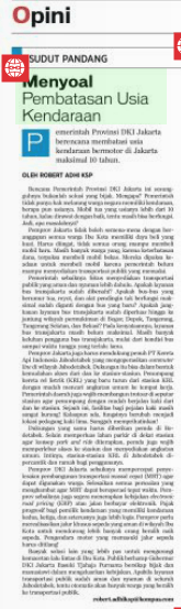 Pembatasan Kendaraan