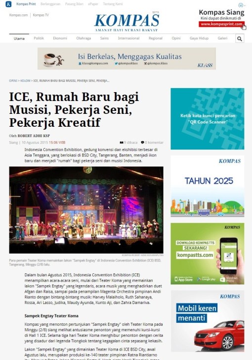 ICE Rumah Baru Musisi